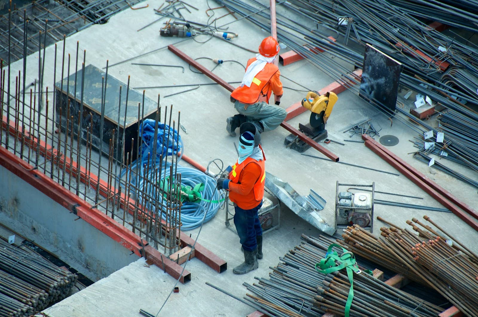 Construction worker on site